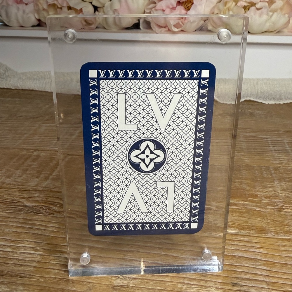 Louis Vuitton Collectible Playing Card in Magnetic Case